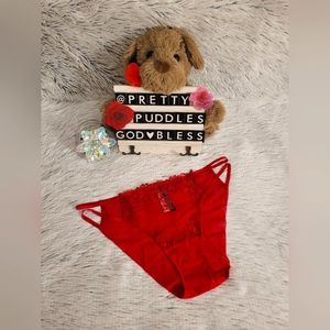 🐉 VS Very Sexy Dragon Embroidered Mesh Strappy Cheekini Panty 🐉